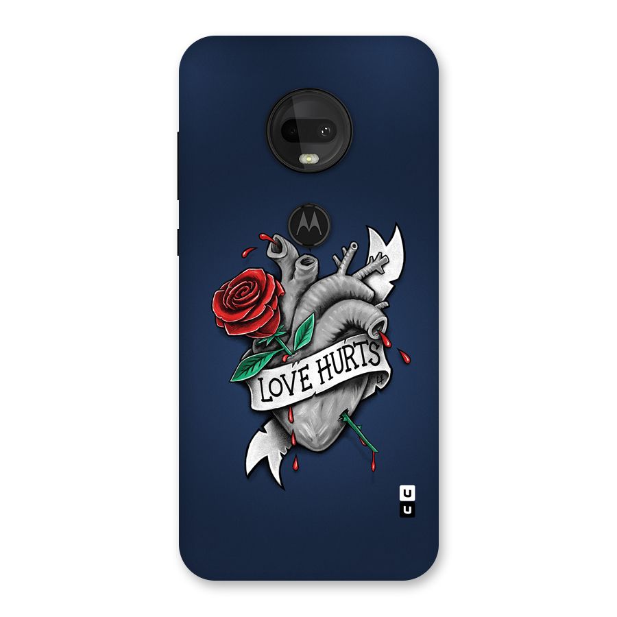 Love Hurts Back Case for Moto G7