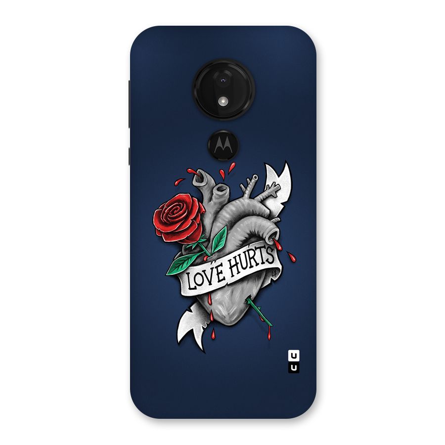 Love Hurts Back Case for Moto G7 Power