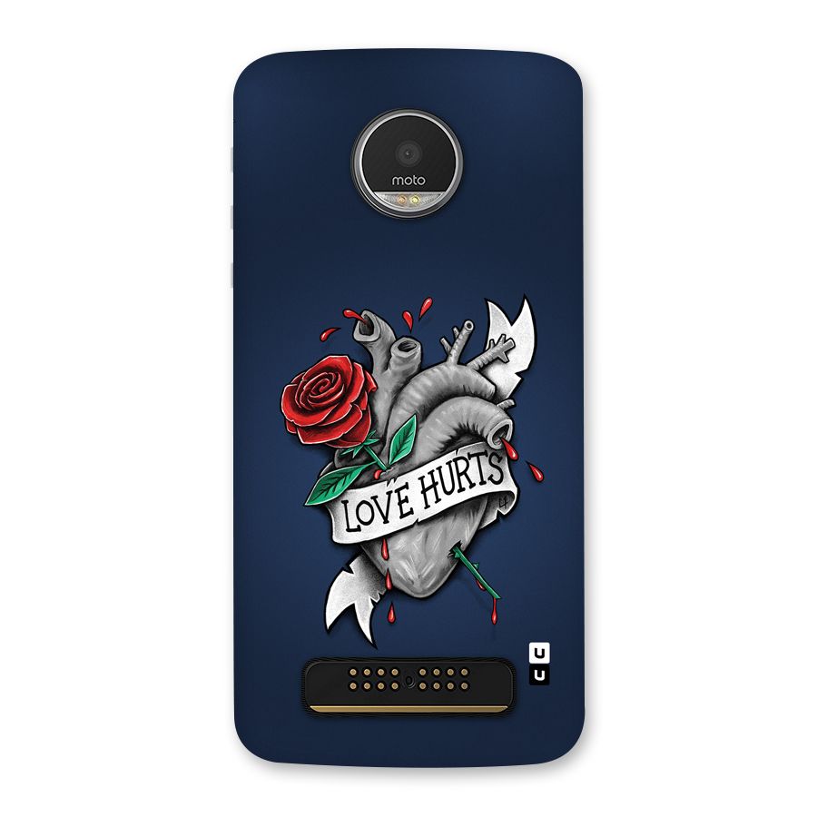 Love Hurts Back Case for Moto Z Play