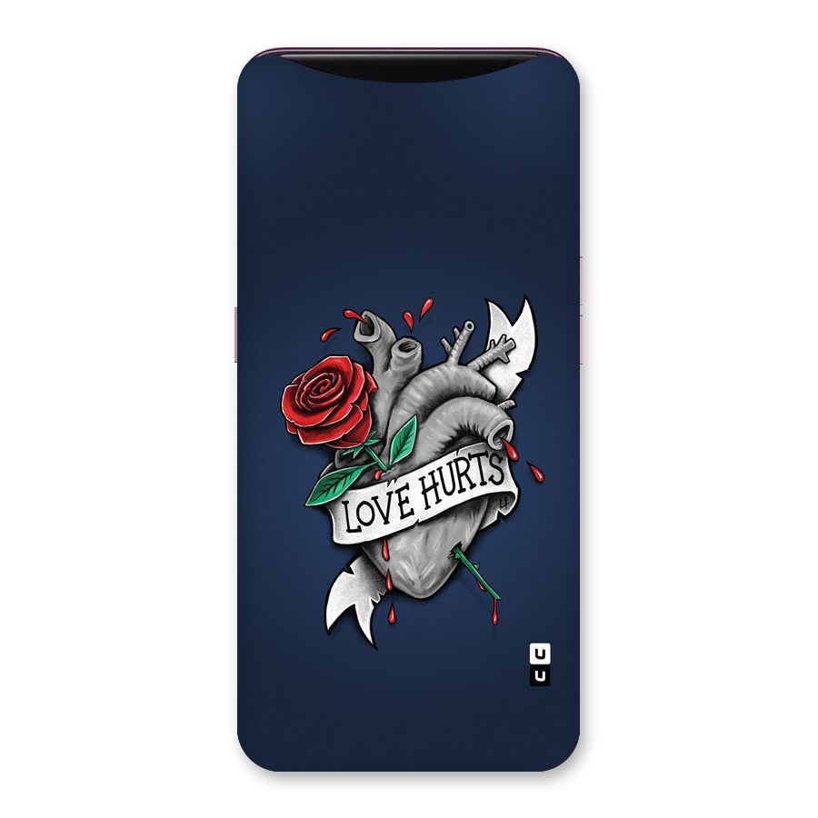 Love Hurts Back Case for Oppo Find X