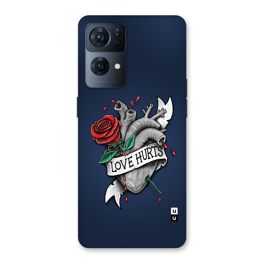 Love Hurts Back Case for Oppo Reno7 Pro 5G