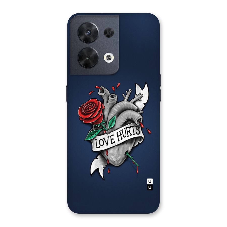 Love Hurts Back Case for Oppo Reno8 5G