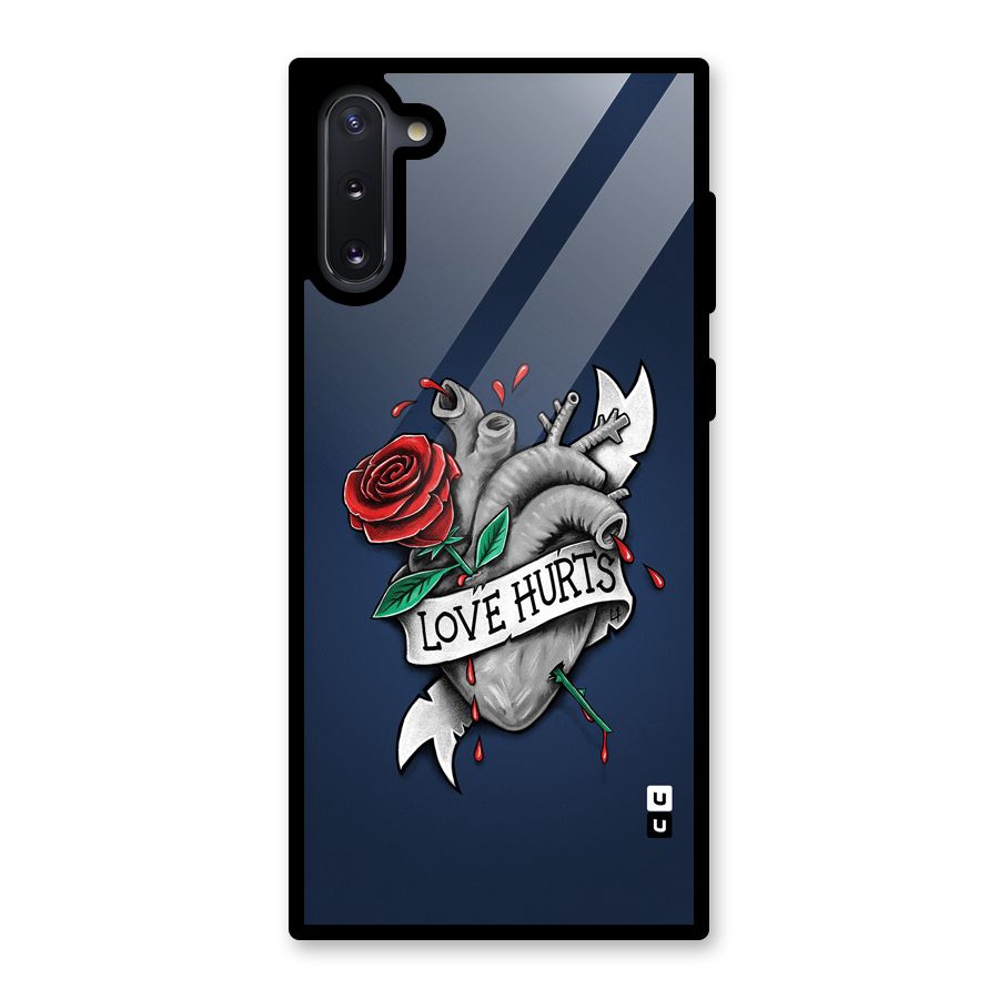 Love Hurts Glass Back Case for Galaxy Note 10