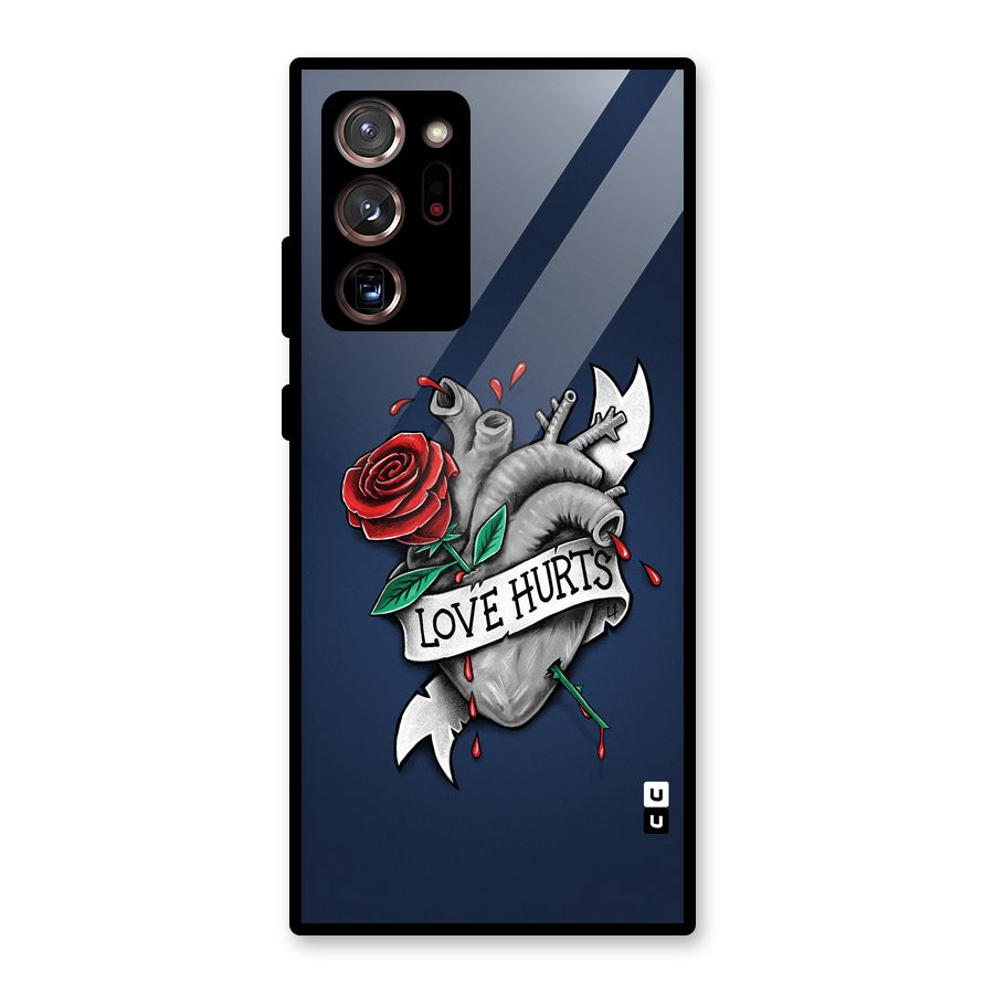 Love Hurts Glass Back Case for Galaxy Note 20 Ultra 5G