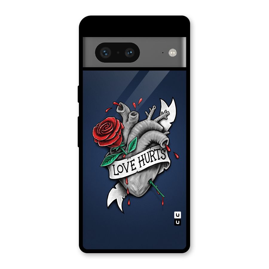 Love Hurts Glass Back Case for Google Pixel 7