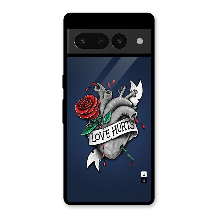 Love Hurts Glass Back Case for Google Pixel 7 Pro