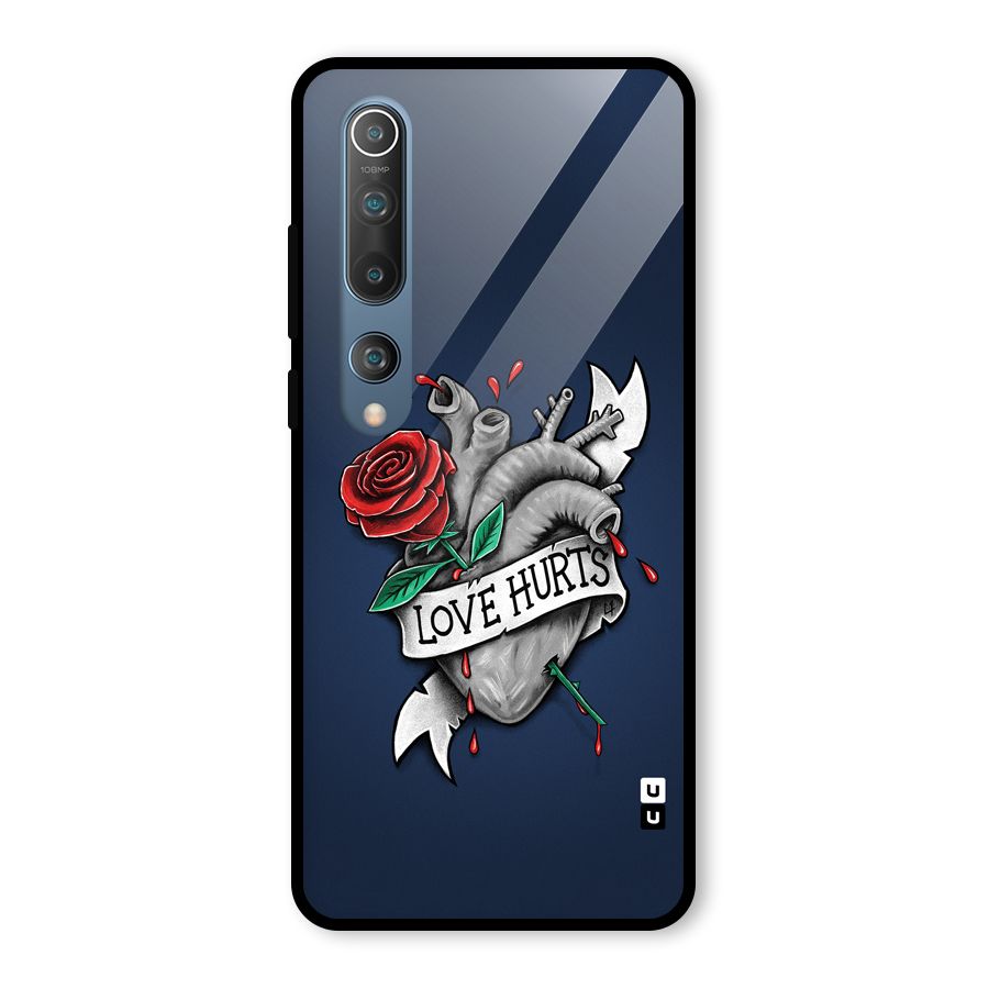 Love Hurts Glass Back Case for Mi 10