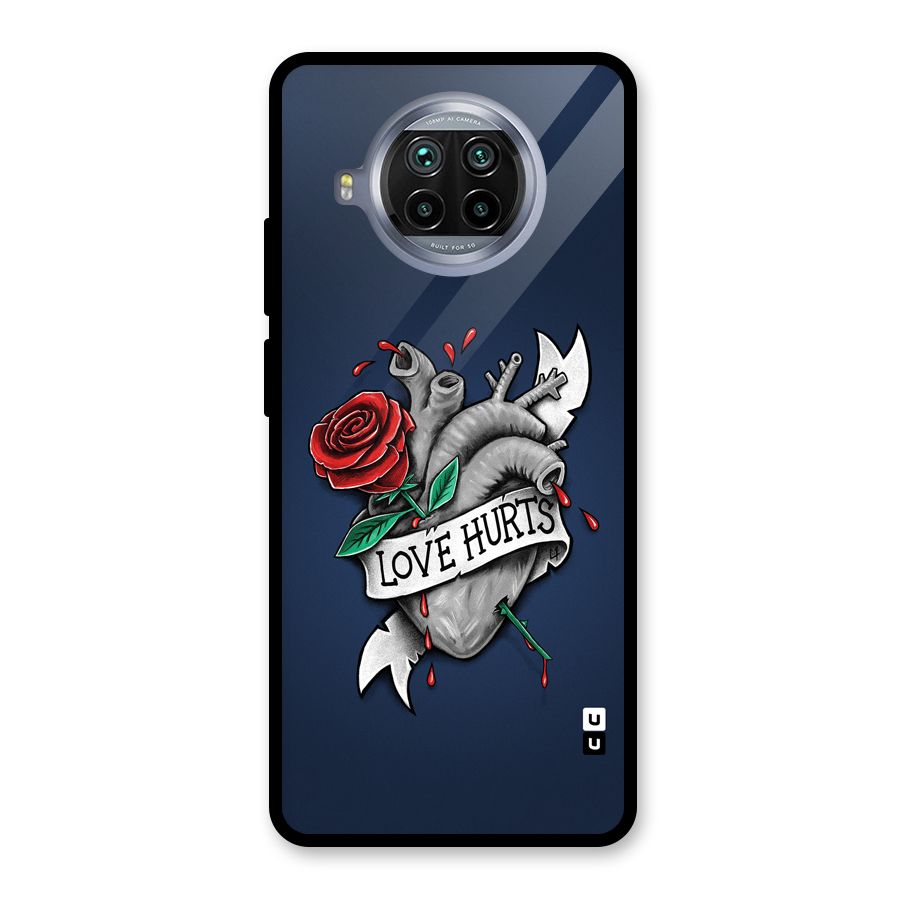 Love Hurts Glass Back Case for Mi 10i