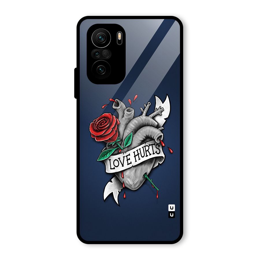 Love Hurts Glass Back Case for Mi 11X Pro