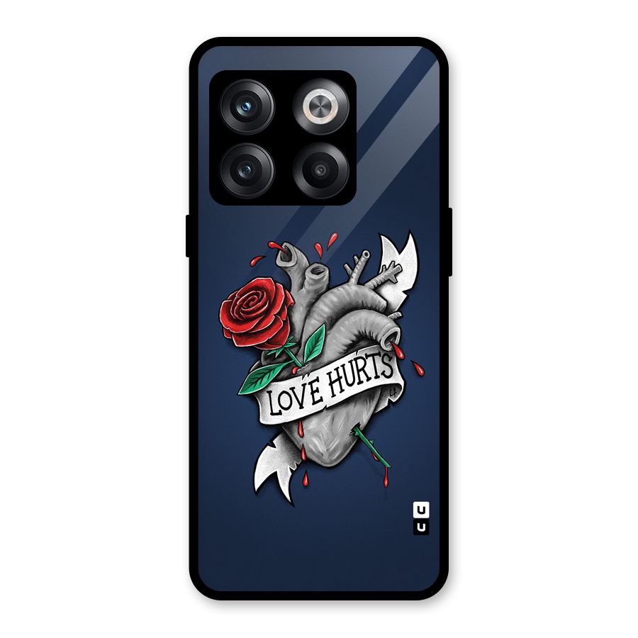 Love Hurts Glass Back Case for OnePlus 10T