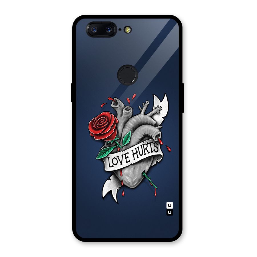 Love Hurts Glass Back Case for OnePlus 5T