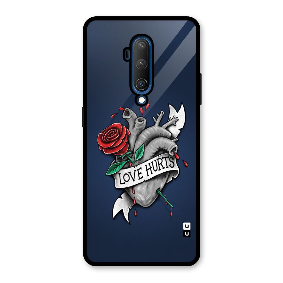 Love Hurts Glass Back Case for OnePlus 7T Pro