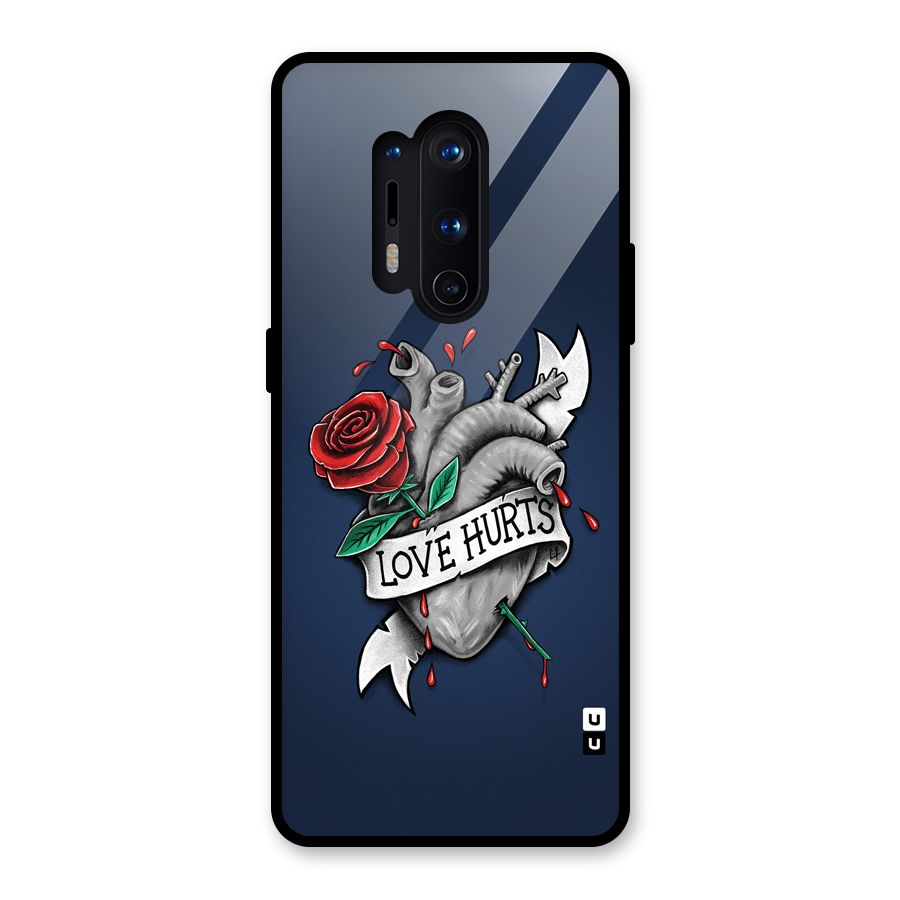 Love Hurts Glass Back Case for OnePlus 8 Pro