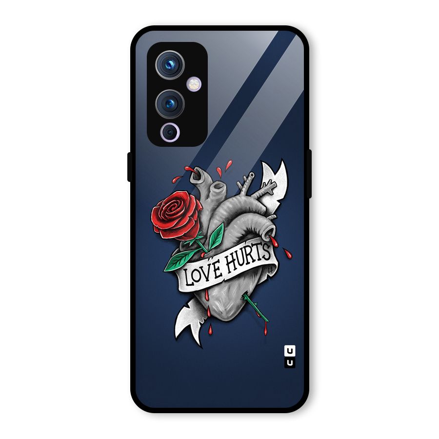 Love Hurts Glass Back Case for OnePlus 9