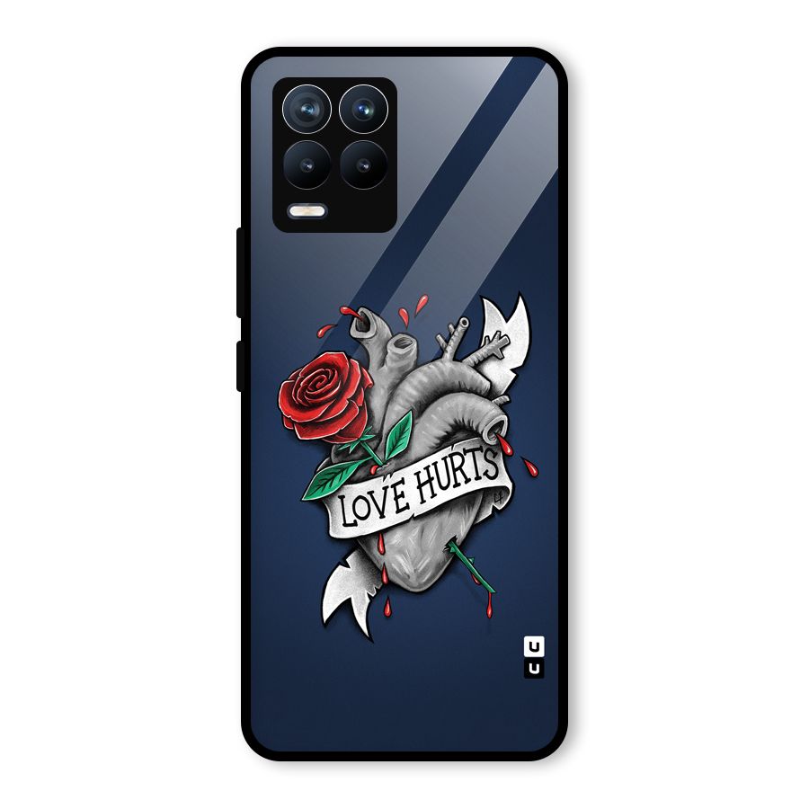 Love Hurts Glass Back Case for Realme 8