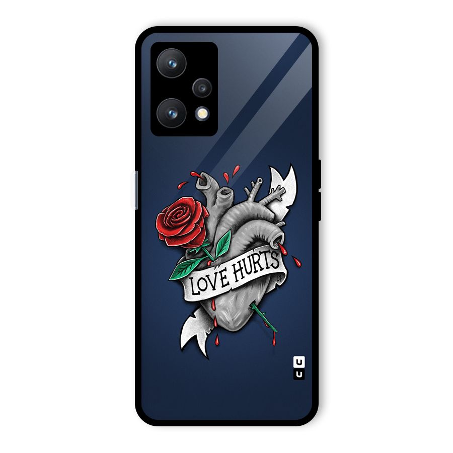 Love Hurts Glass Back Case for Realme 9 Pro 5G