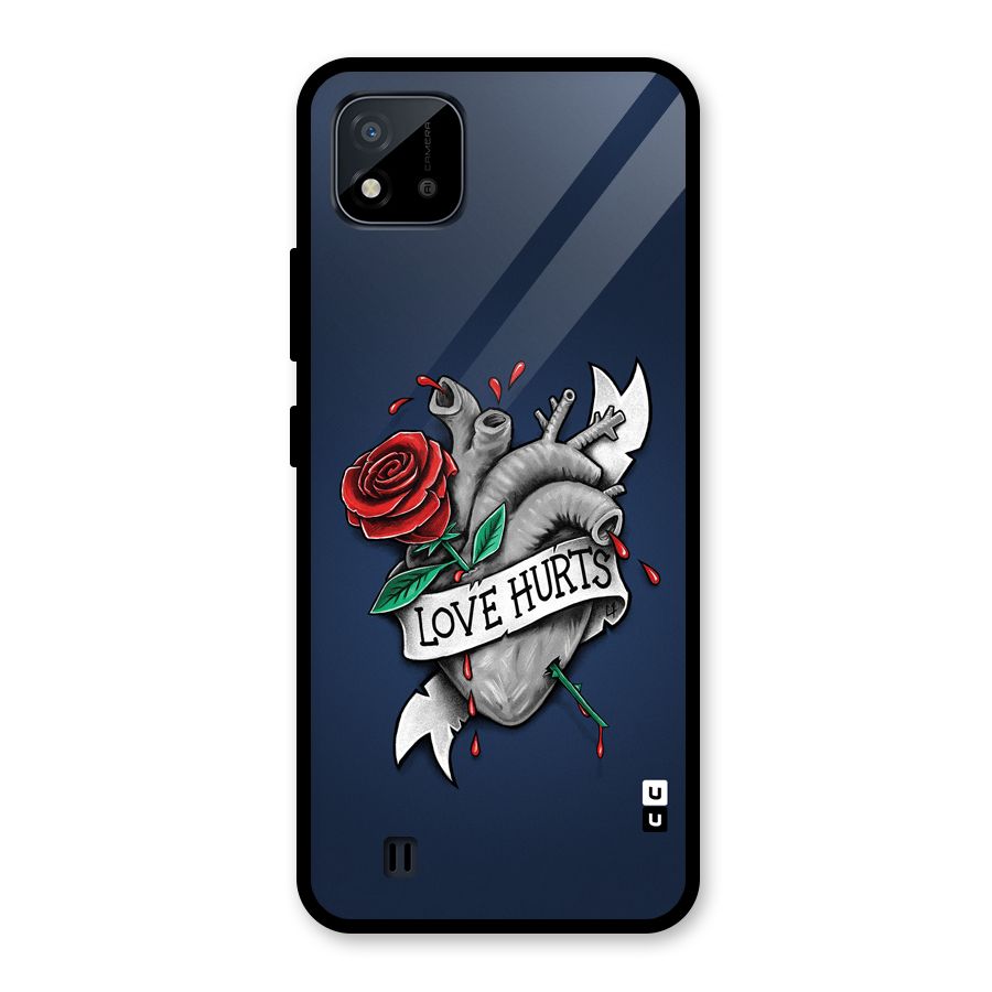 Love Hurts Glass Back Case for Realme C11 2021