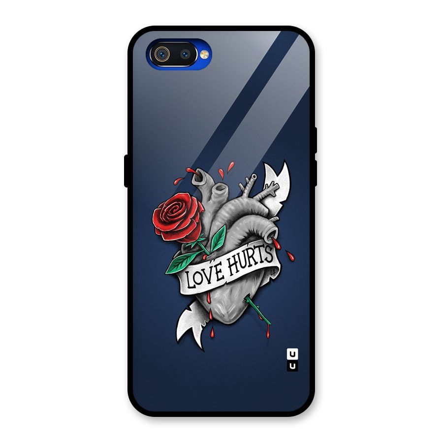 Love Hurts Glass Back Case for Realme C2