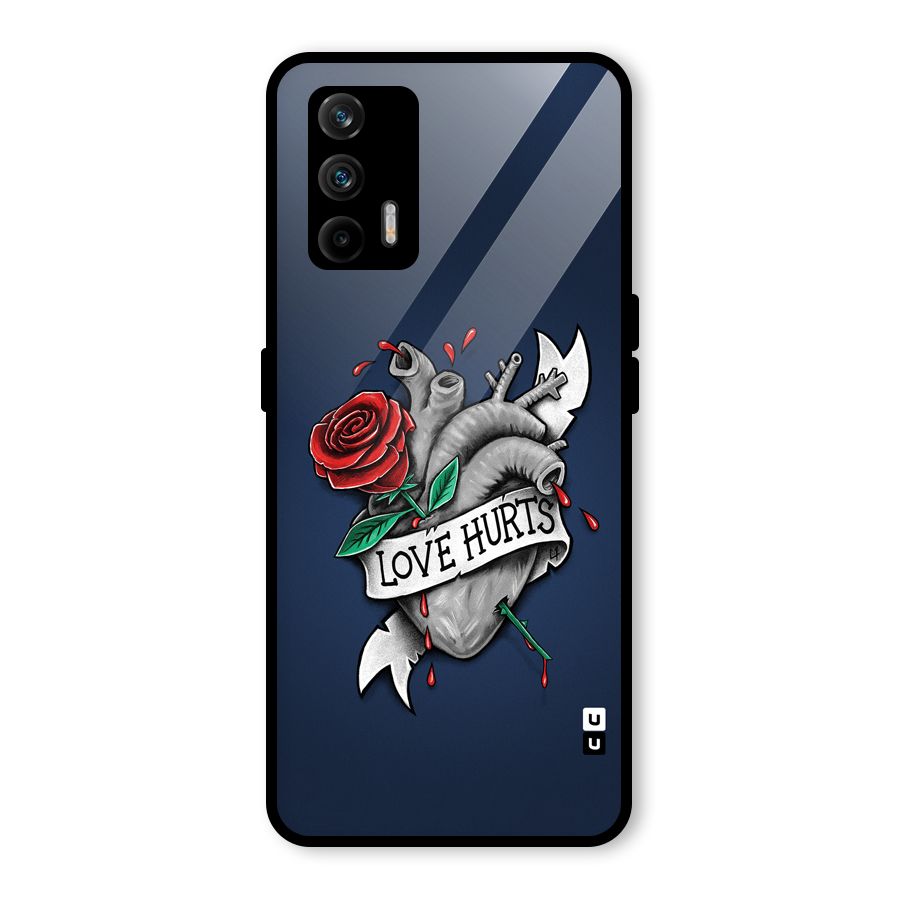 Love Hurts Glass Back Case for Realme GT 5G