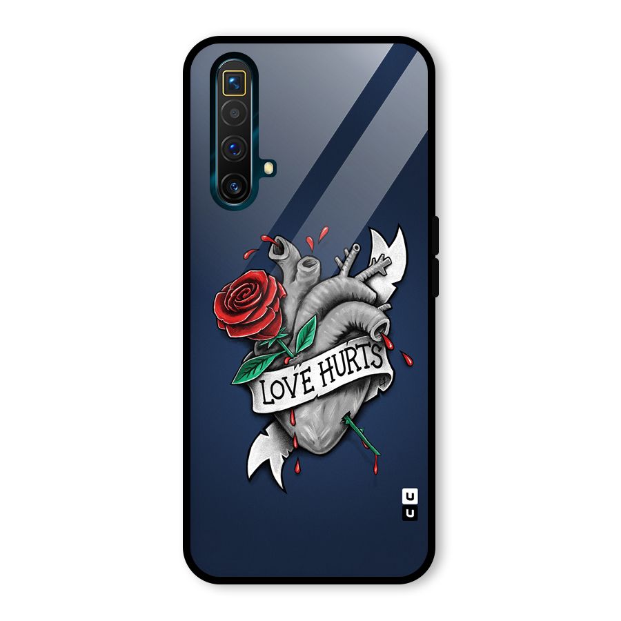 Love Hurts Glass Back Case for Realme X3 SuperZoom