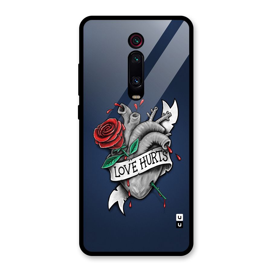 Love Hurts Glass Back Case for Redmi K20