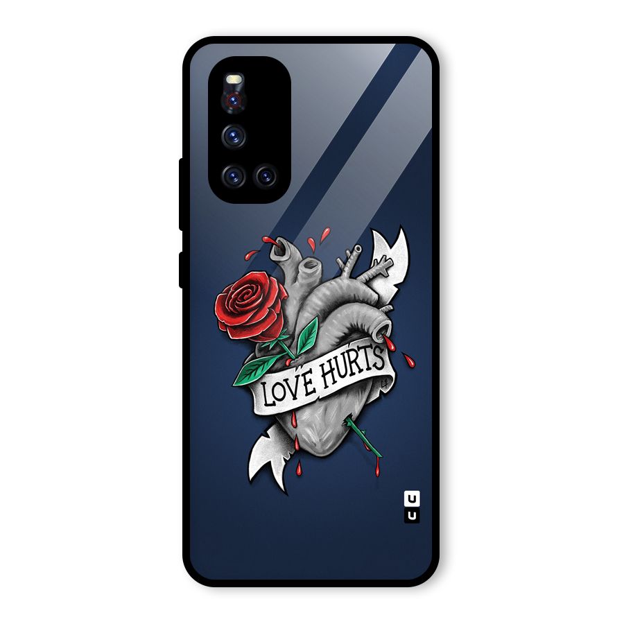 Love Hurts Glass Back Case for Vivo V19