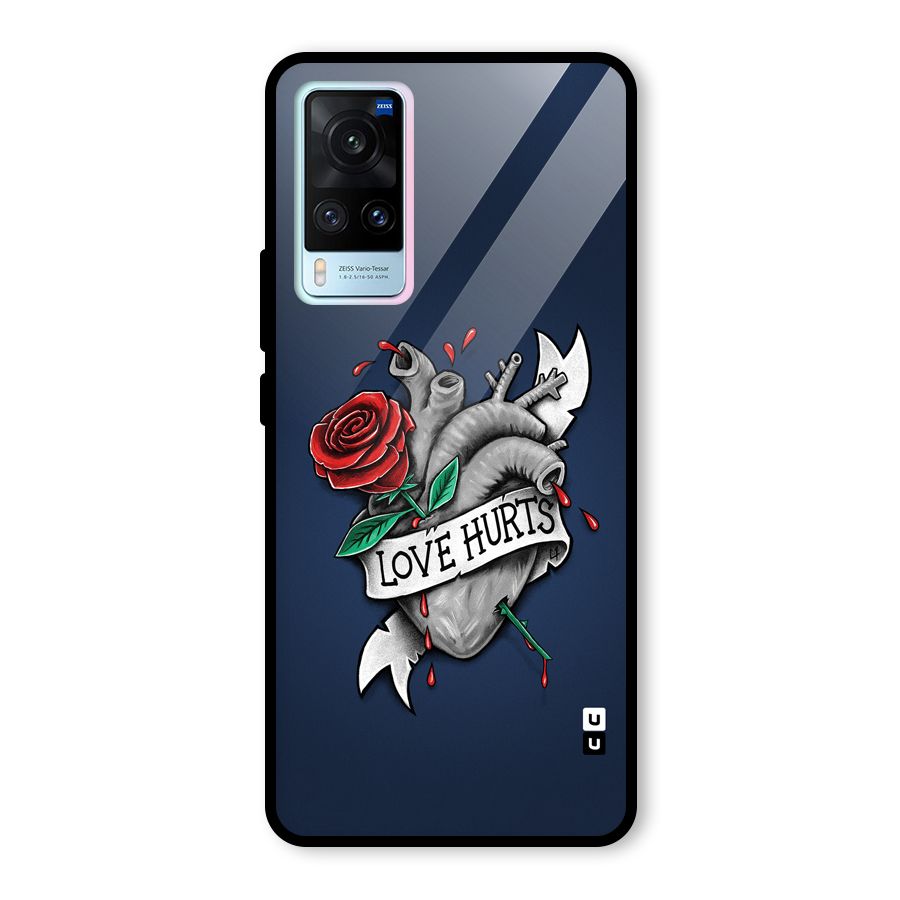 Love Hurts Glass Back Case for Vivo X60