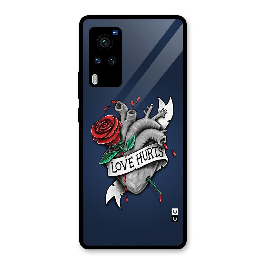 Love Hurts Glass Back Case for Vivo X60 Pro