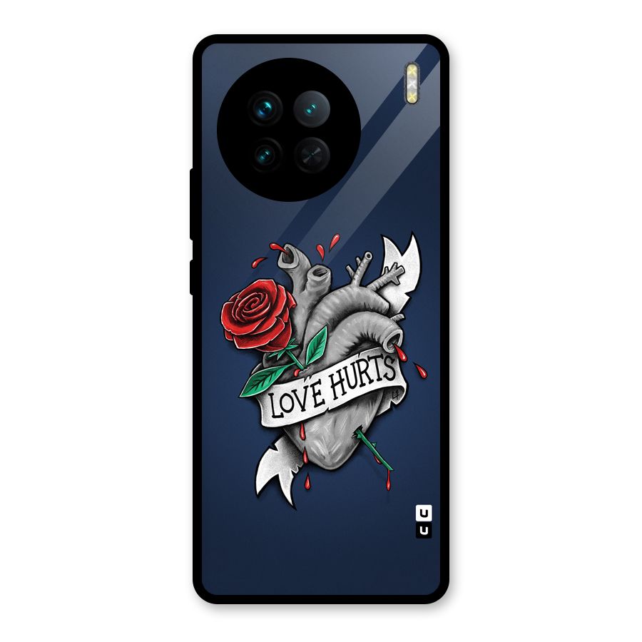 Love Hurts Glass Back Case for Vivo X90
