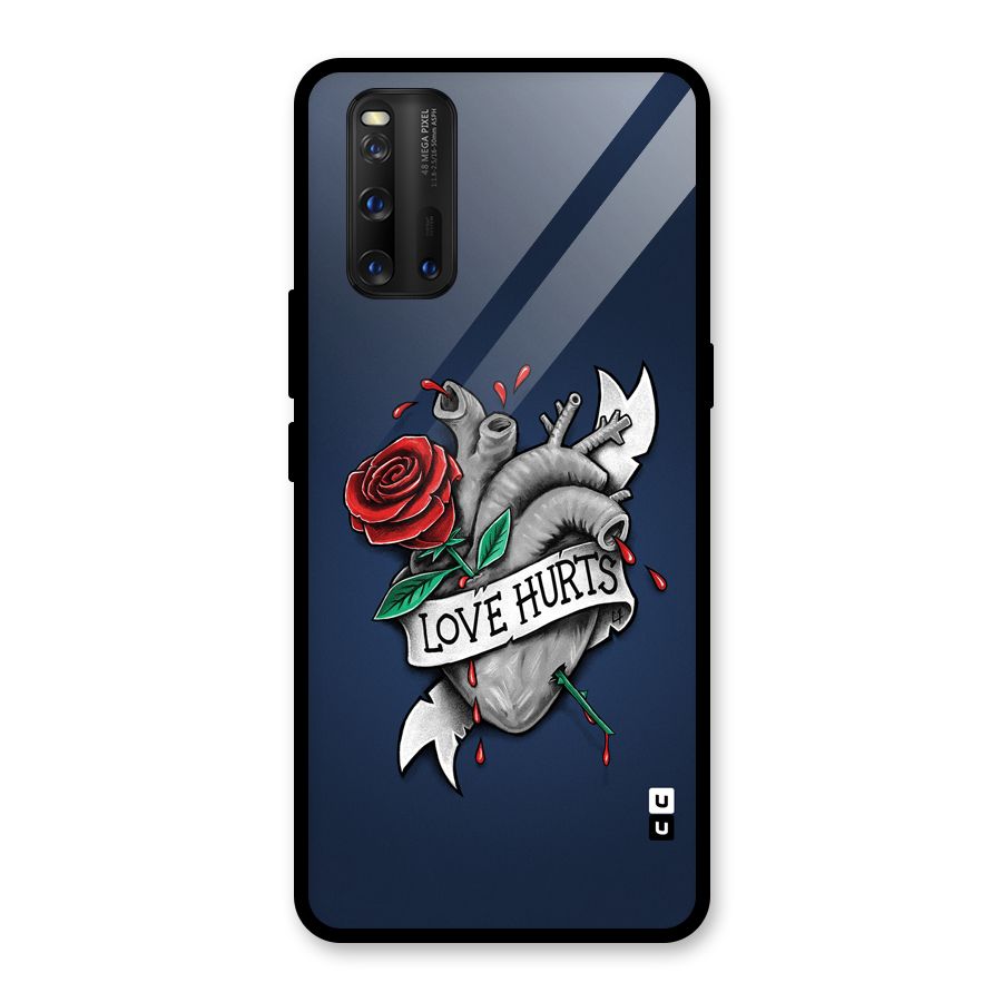 Love Hurts Glass Back Case for Vivo iQOO 3
