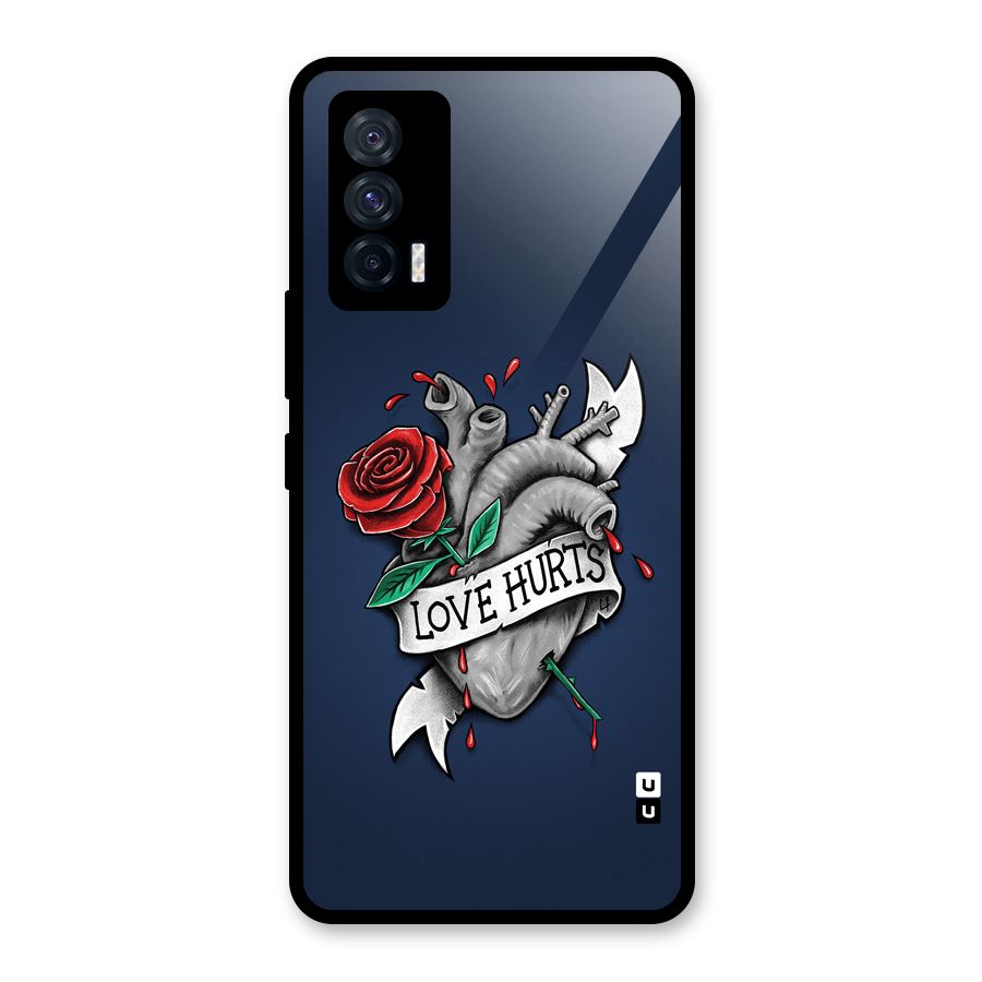 Love Hurts Glass Back Case for Vivo iQOO 7 5G