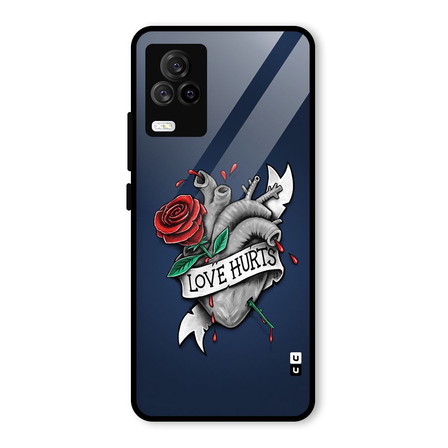 Love Hurts Glass Back Case for Vivo iQOO 7 Legend 5G