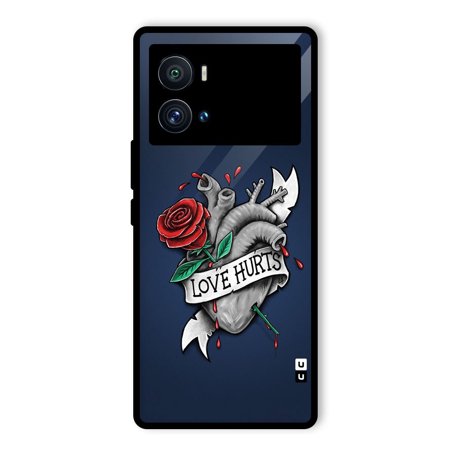 Love Hurts Glass Back Case for Vivo iQOO 9 Pro