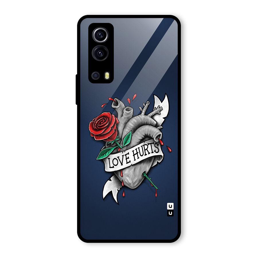 Love Hurts Glass Back Case for Vivo iQOO Z3