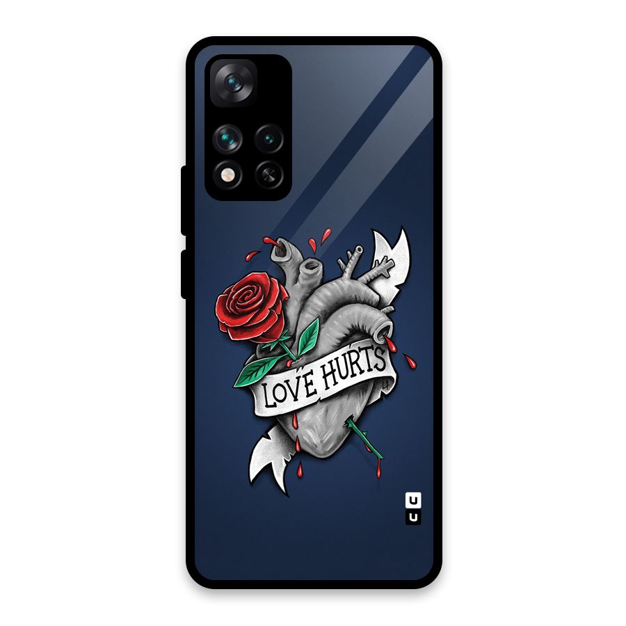 Love Hurts Glass Back Case for Xiaomi 11i 5G