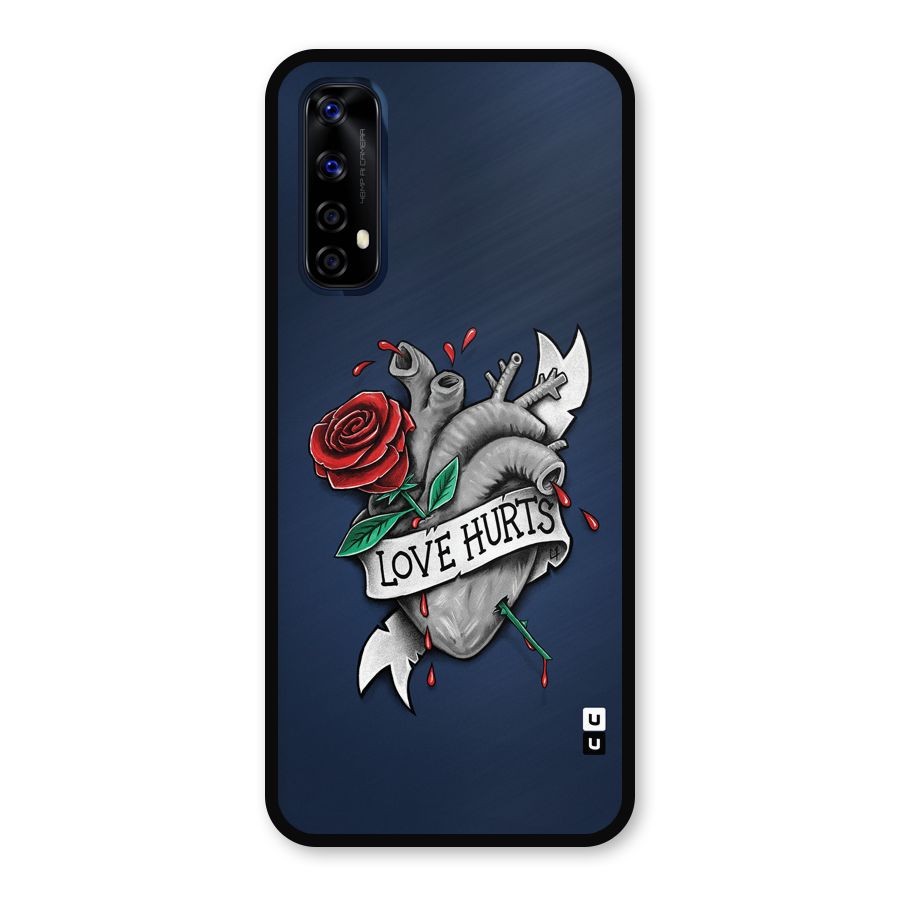 Love Hurts Metal Back Case for Realme 7