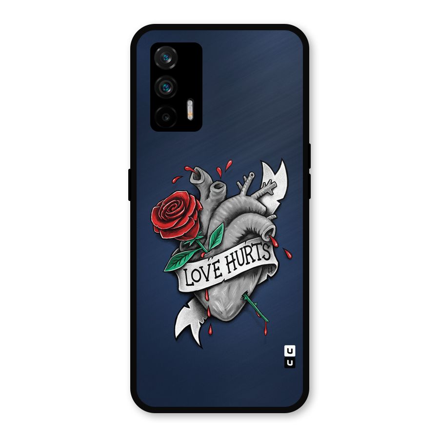 Love Hurts Metal Back Case for Realme GT 5G
