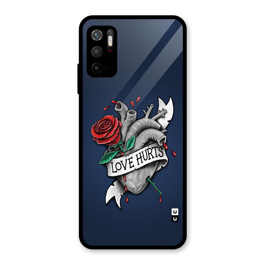 Love Hurts Metal Back Case for Redmi Note 10T 5G