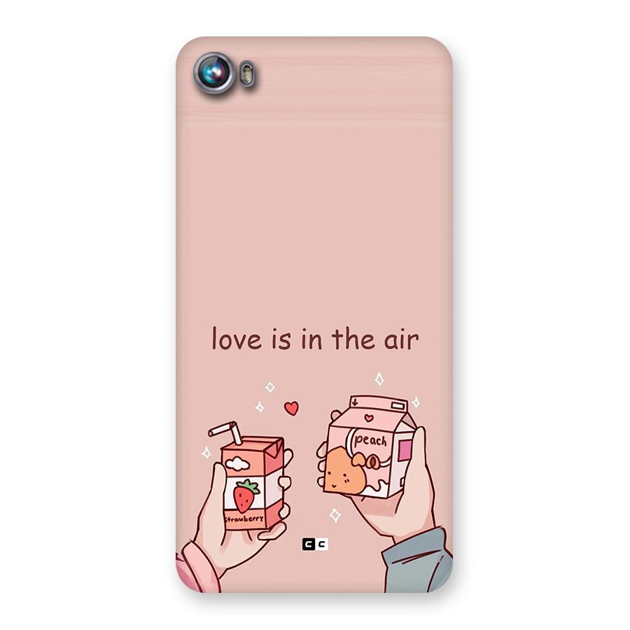 Love In Air Back Case for Canvas Fire 4 (A107)