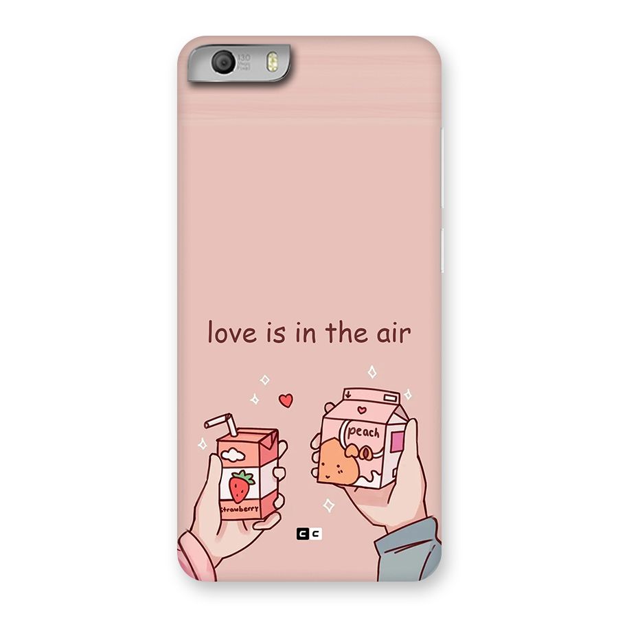 Love In Air Back Case for Canvas Knight 2