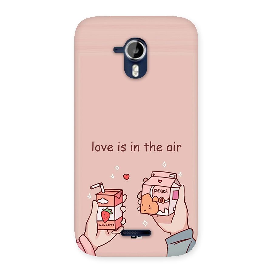 Love In Air Back Case for Canvas Magnus A117