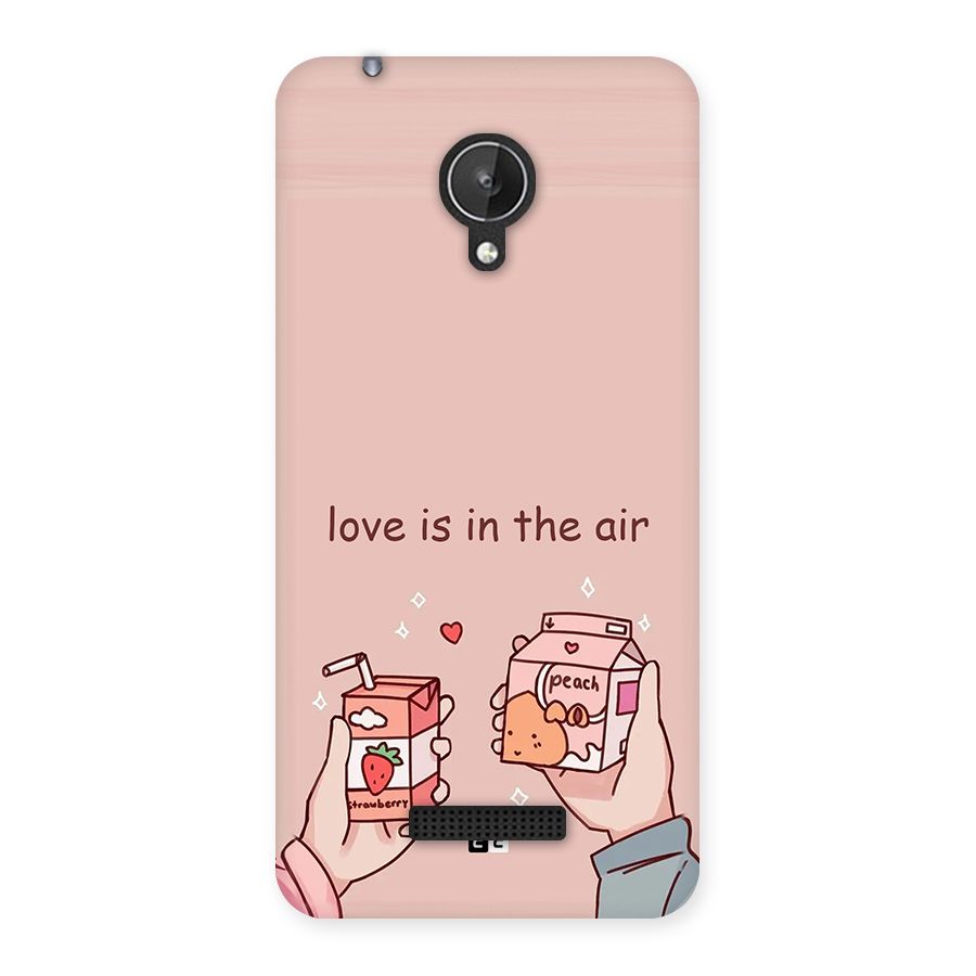 Love In Air Back Case for Canvas Spark Q380
