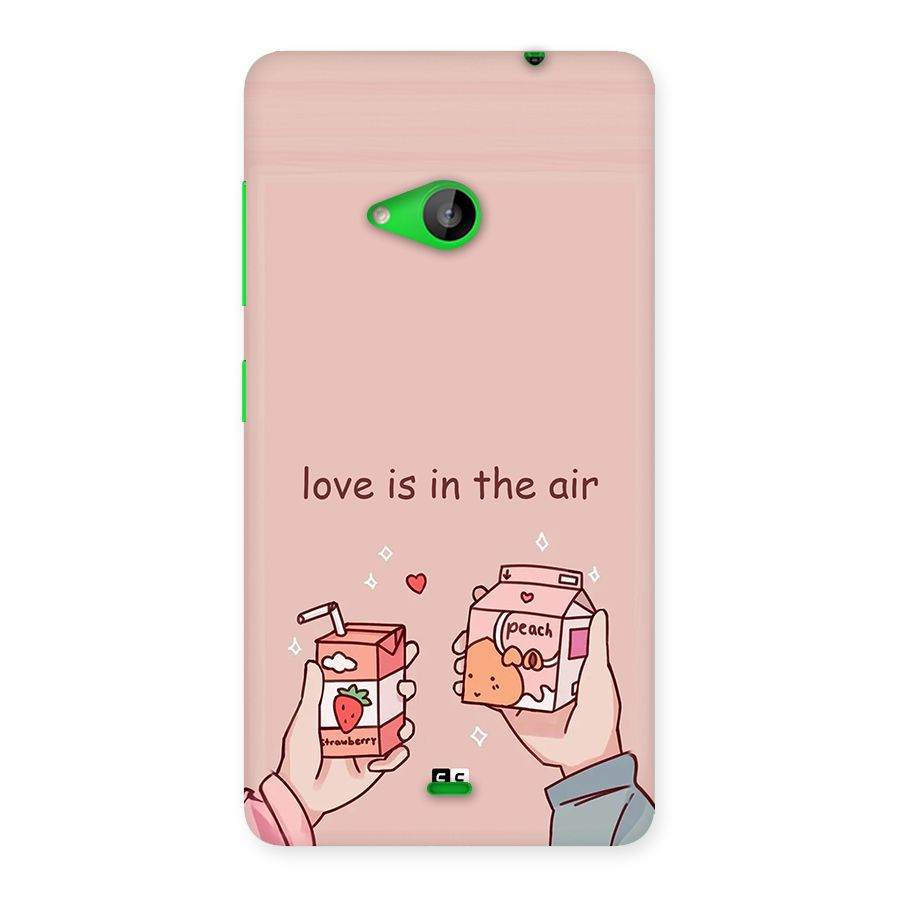 Love In Air Back Case for Lumia 535