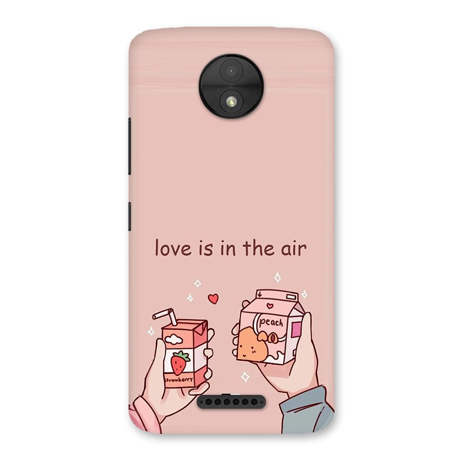 Love In Air Back Case for Moto C