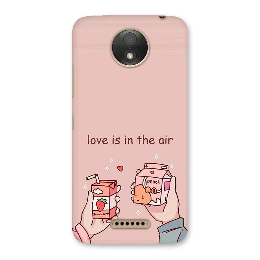 Love In Air Back Case for Moto C Plus