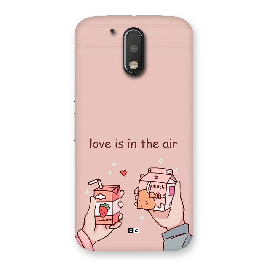Love In Air Back Case for Moto G4 Plus