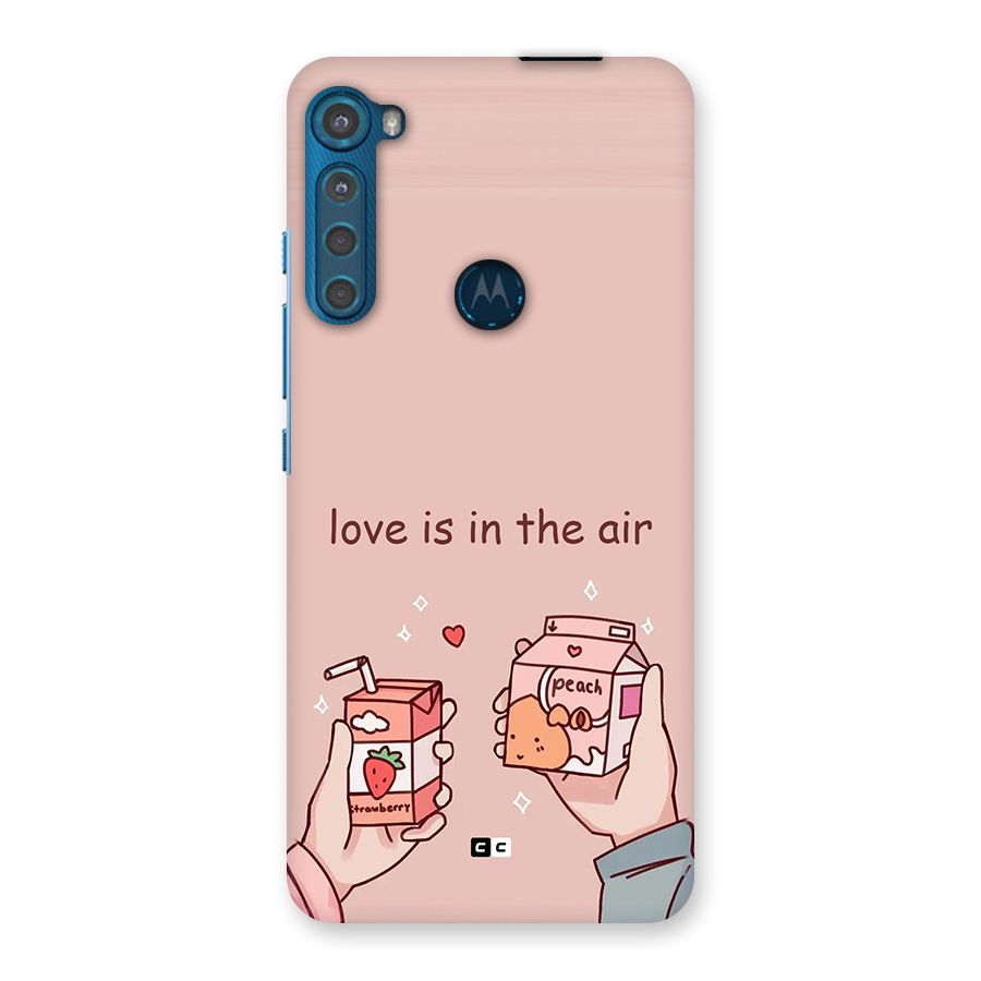 Love In Air Back Case for Motorola One Fusion Plus