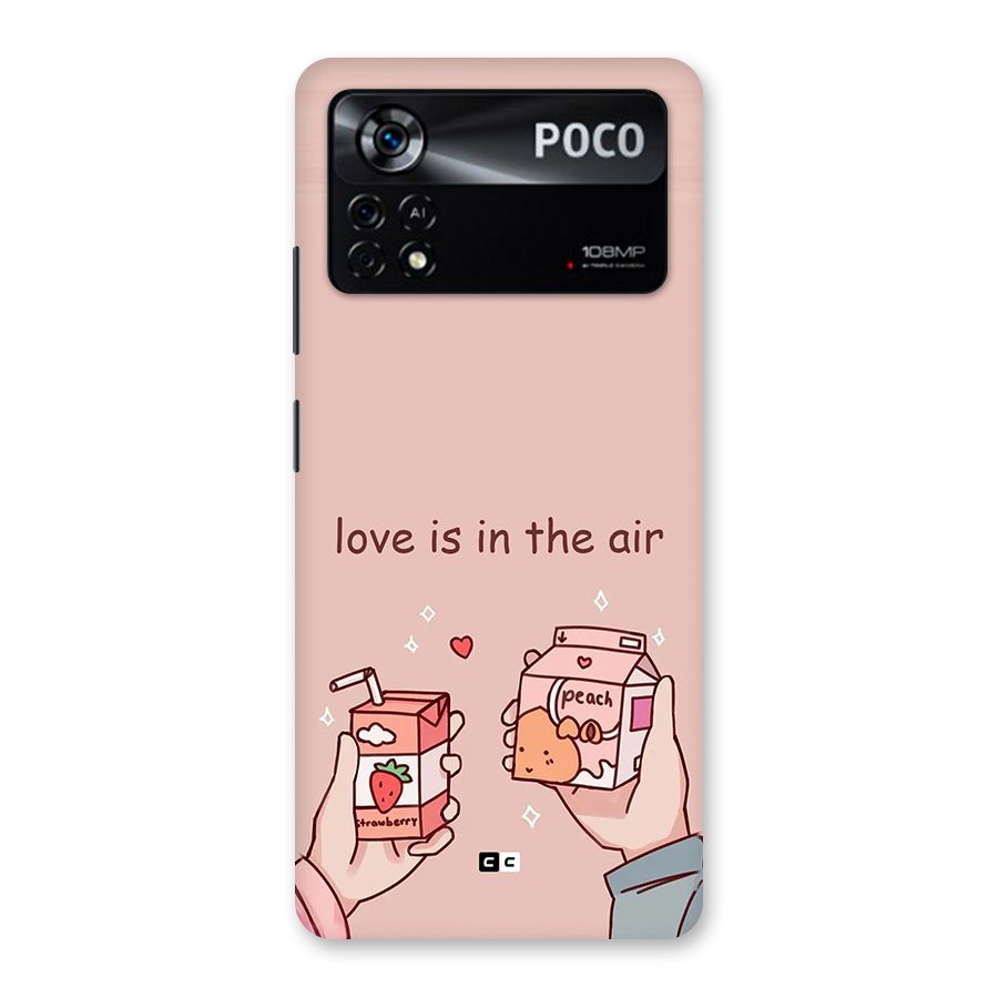 Love In Air Back Case for Poco X4 Pro 5G