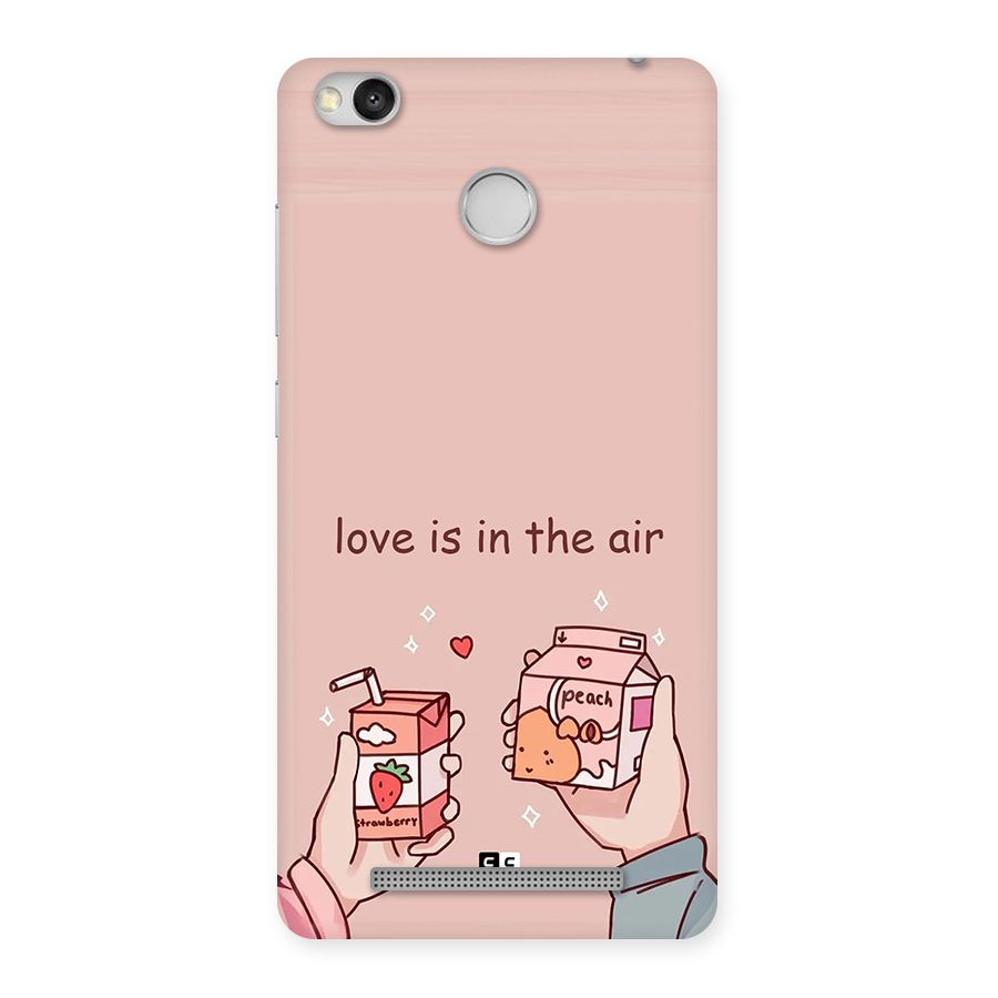 Love In Air Back Case for Redmi 3S Prime