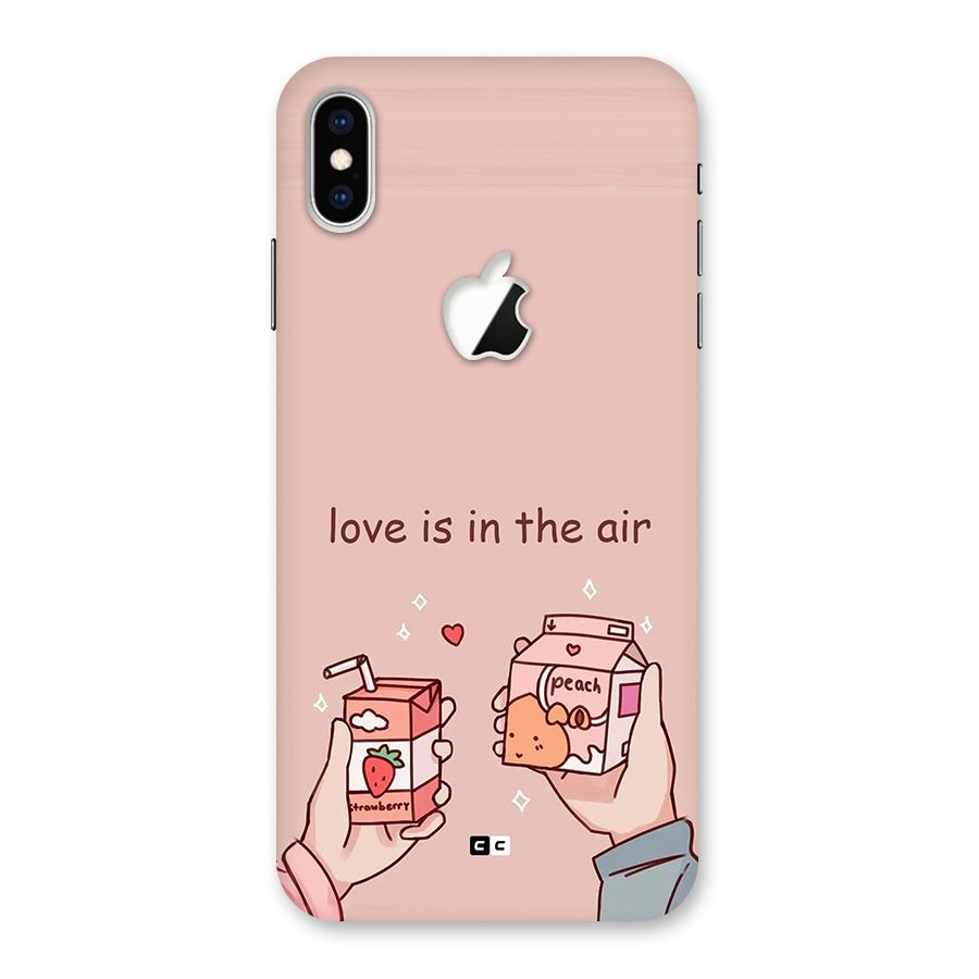 Love In Air Back Case for iPhone XS Max Apple Cut